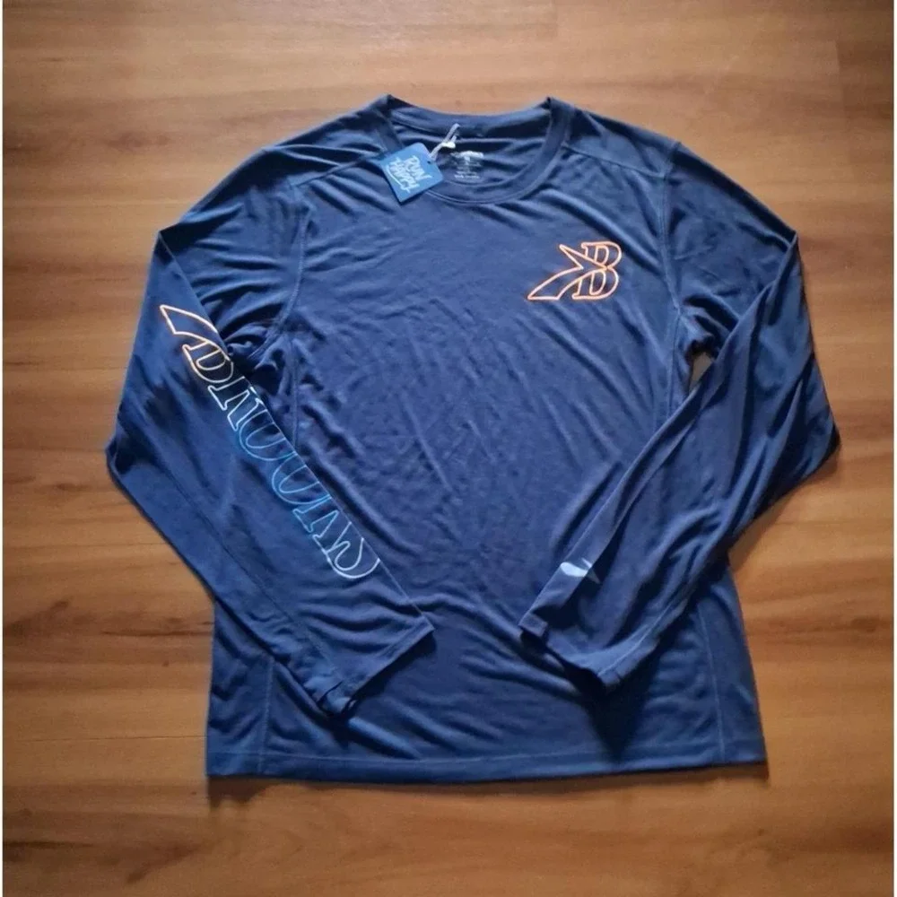 Mens Nwt Brooks Run Happy‎ Running Athleisure Performance  Active T-Shirt - Picture 2 of 8